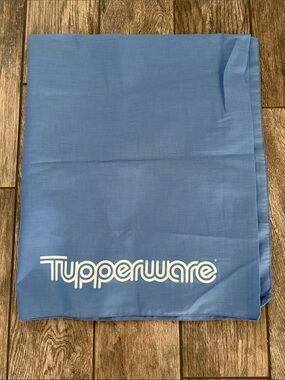 Vintage Tupperware Consultant Tablecloth  43x60